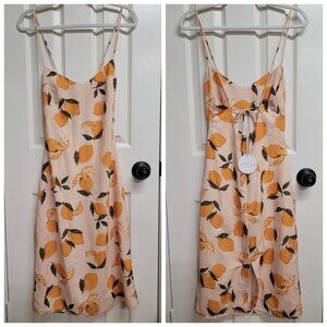 Citrus Print Midi Dress - Petal and Pup - NWT